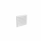 Double / 550 x 600 mm Reina Rione White Designer Horizontal Steel Radiator