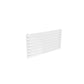 Single / 550 x 1000 mm Reina Rione White Designer Horizontal Steel Radiator