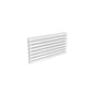 Double / 550 x 1000 mm Reina Rione White Designer Horizontal Steel Radiator