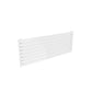 Single / 550 x 1400 mm Reina Rione White Designer Horizontal Steel Radiator