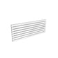 Double / 550 x 1400 mm Reina Rione White Designer Horizontal Steel Radiator