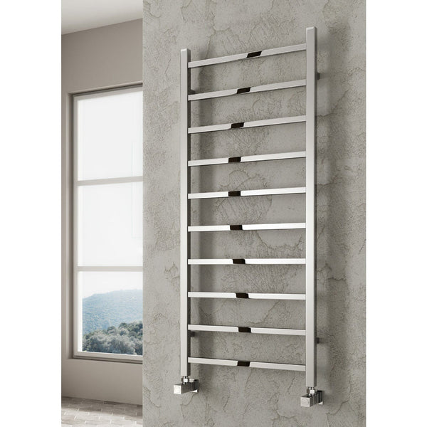 Reina Serena Vertical Designer Radiator Chrome & Anthracite