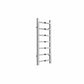 Chrome / 800 x 300 mm Reina Serena Vertical Designer Radiator Chrome & Anthracite