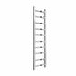Chrome / 1200 x 300 mm Reina Serena Vertical Designer Radiator Chrome & Anthracite