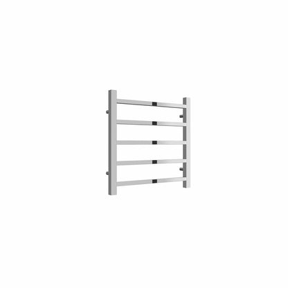 Chrome / 500 x 500 mm Reina Serena Vertical Designer Radiator Chrome & Anthracite