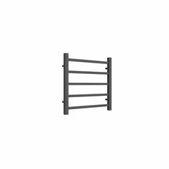 Anthracite / 500 x 500 mm Reina Serena Vertical Designer Radiator Chrome & Anthracite