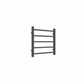 Anthracite / 500 x 500 mm Reina Serena Vertical Designer Radiator Chrome & Anthracite