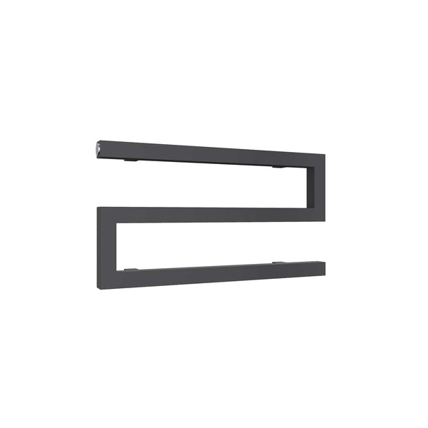 Anthracite / 270 x 500mm Reina Serpe Mild Steel Chrome & Anthracite Designer Radiator