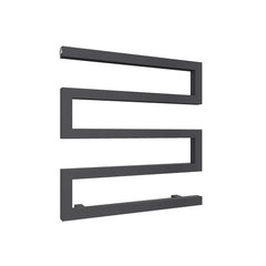 Anthracite / 510 x 500mm Reina Serpe Mild Steel Chrome & Anthracite Designer Radiator