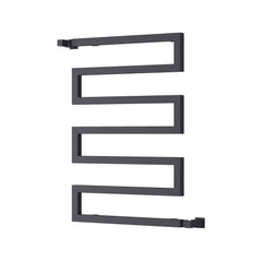Anthracite / 750 x 500mm Reina Serpe Mild Steel Chrome & Anthracite Designer Radiator