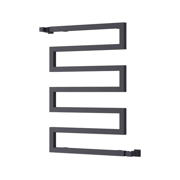 Anthracite / 750 x 500mm Reina Serpe Mild Steel Chrome & Anthracite Designer Radiator