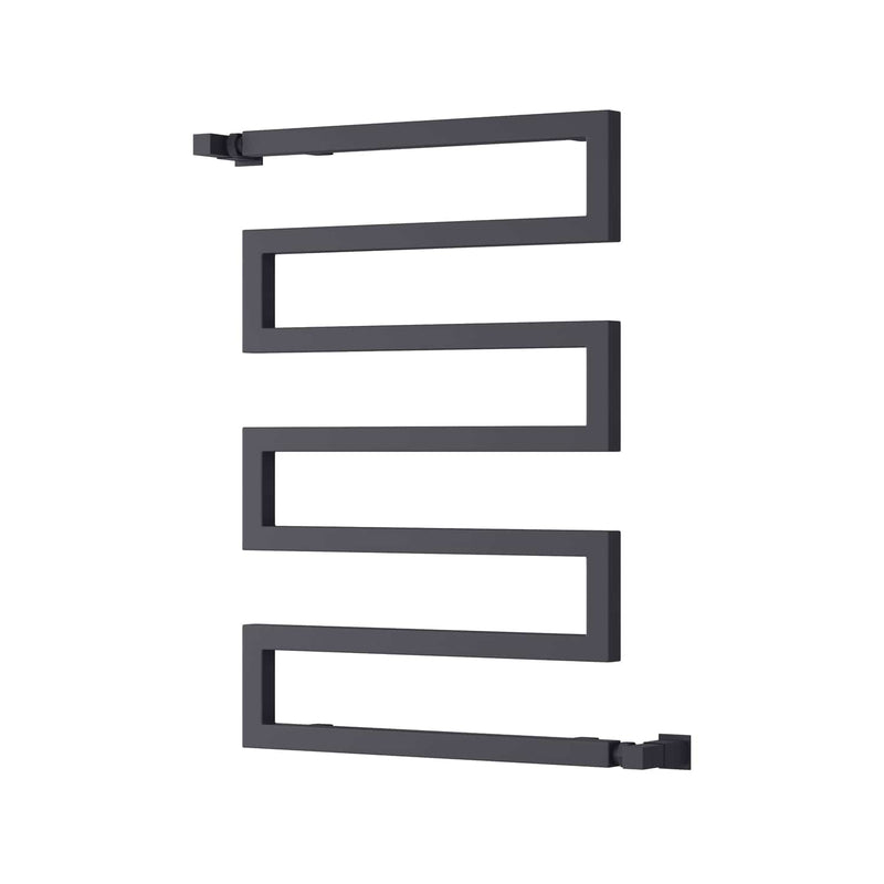 Anthracite / 750 x 500mm Reina Serpe Mild Steel Chrome & Anthracite Designer Radiator