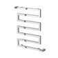Chrome / 750 x 500mm Reina Serpe Mild Steel Chrome & Anthracite Designer Radiator