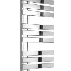 Reina Sesia Designer Vertical Chrome Steel Towel Rail Radiator