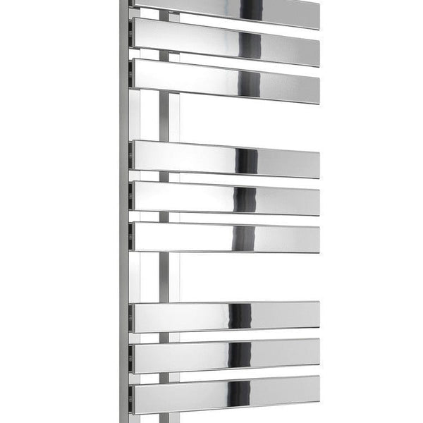 Reina Sesia Designer Vertical Chrome Steel Towel Rail Radiator