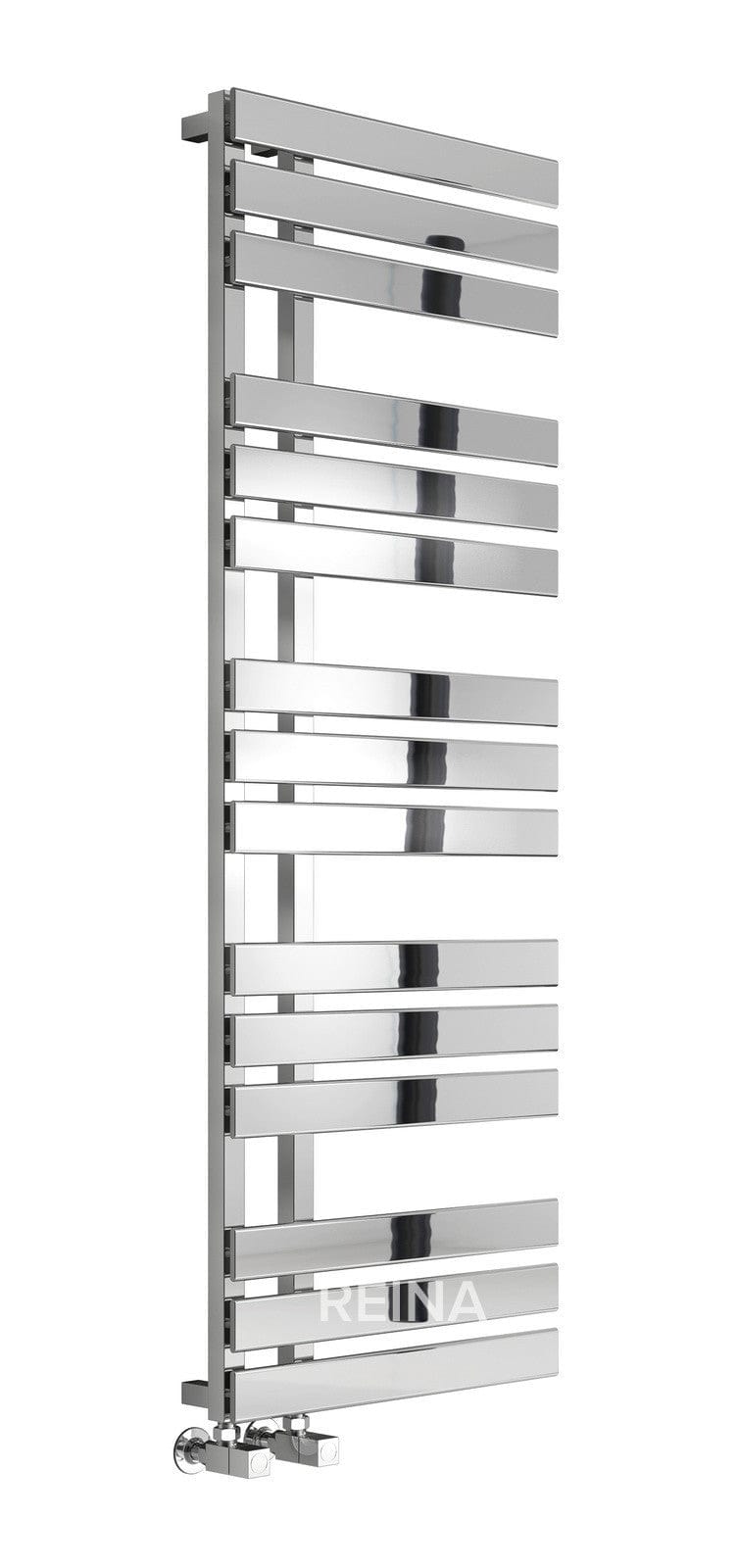 Reina Sesia Designer Vertical Chrome Steel Towel Rail Radiator