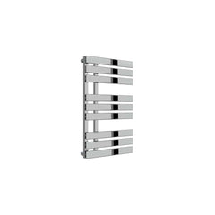 860 x 500 mm Reina Sesia Designer Vertical Chrome Steel Towel Rail Radiator