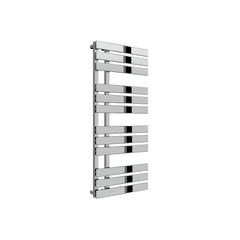 1180 x 500 mm Reina Sesia Designer Vertical Chrome Steel Towel Rail Radiator
