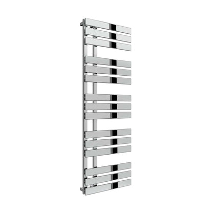 1500 x 500 mm Reina Sesia Designer Vertical Chrome Steel Towel Rail Radiator