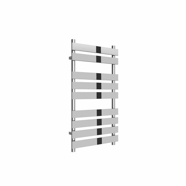950 x 500 mm Reina Trento Vertical Chrome Towel Rail Steel Radiator