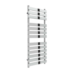 1300 x 500 mm Reina Trento Vertical Chrome Towel Rail Steel Radiator