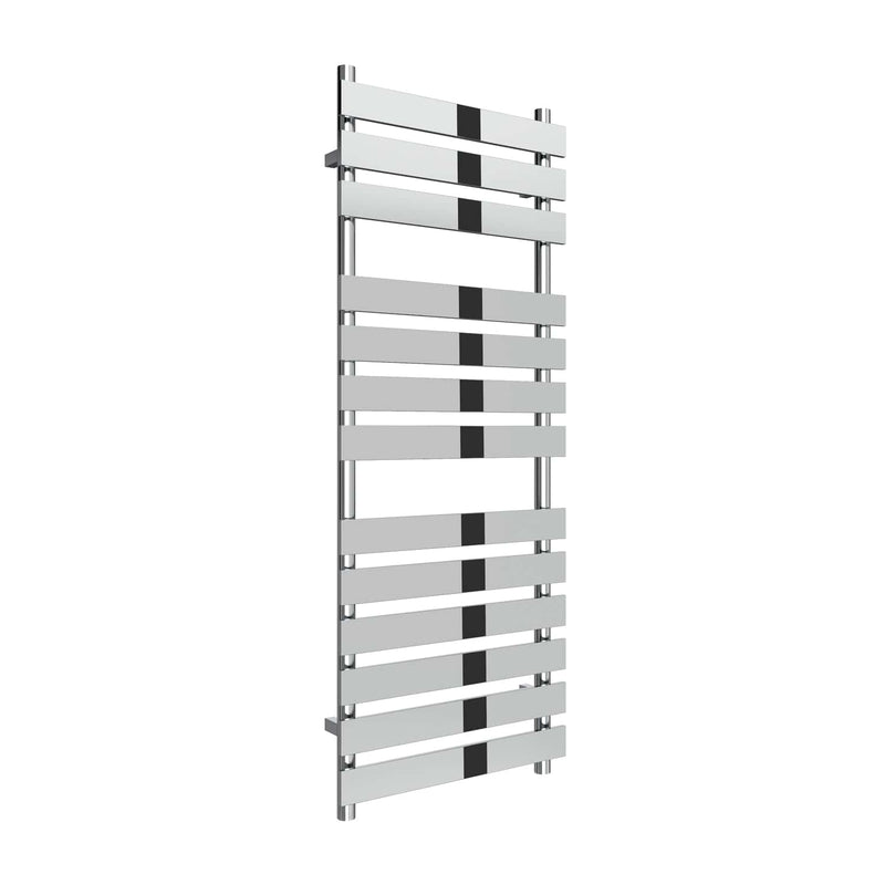 1300 x 500 mm Reina Trento Vertical Chrome Towel Rail Steel Radiator