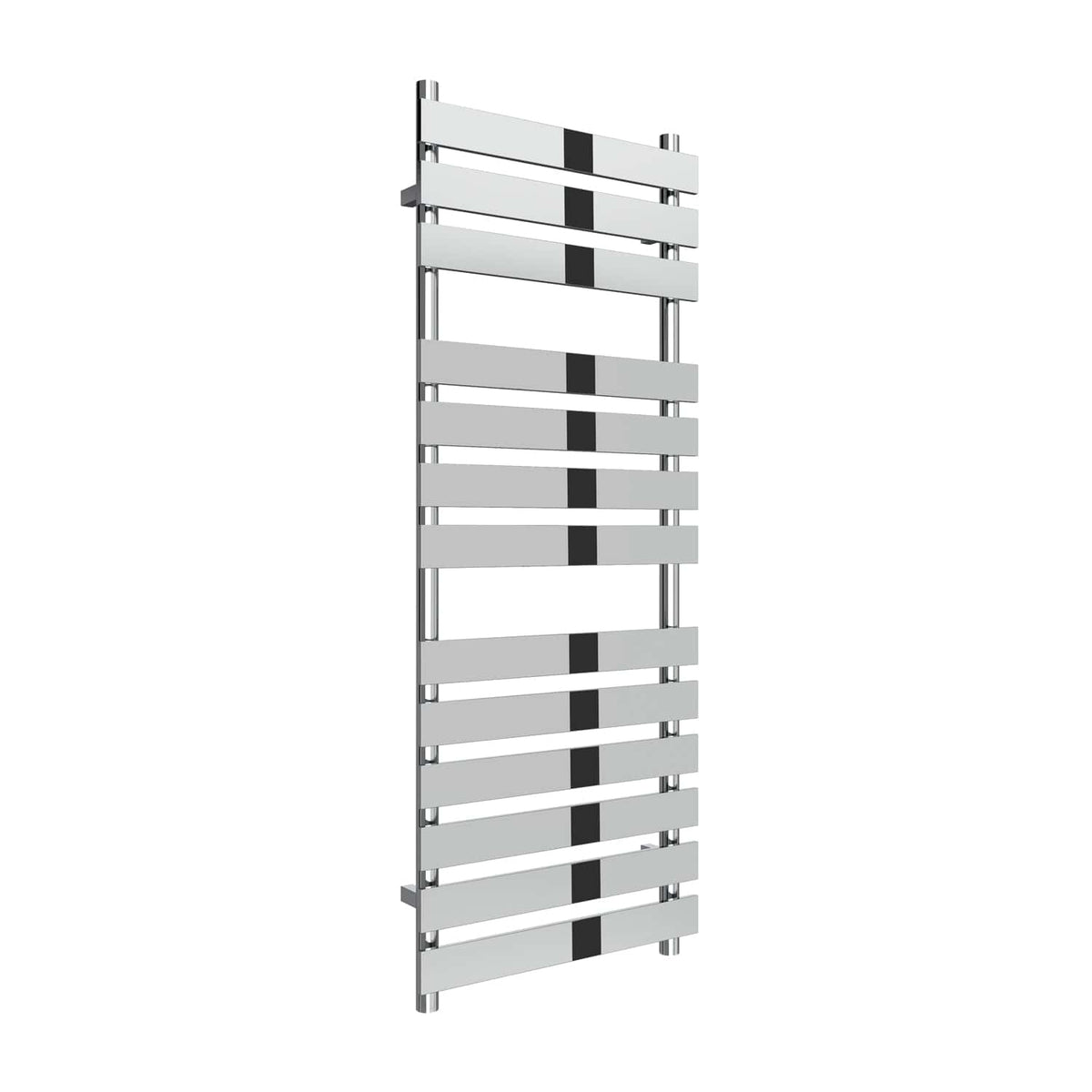 1300 x 500 mm Reina Trento Vertical Chrome Towel Rail Steel Radiator