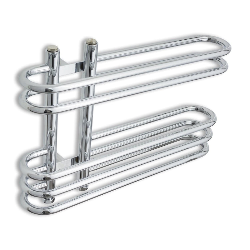Salina 600 x 400 Designer Heated Chrome Towel Radiator
