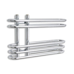 Towel Rail Only Salina 600 x 400 Designer Heated Chrome Towel Radiator