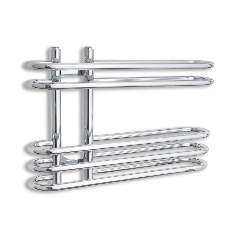 Towel Rail Only Salina 600 x 400 Designer Heated Chrome Towel Radiator