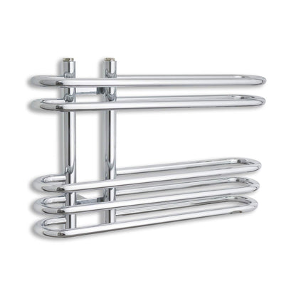 Towel Rail Only Salina 600 x 400 Designer Heated Chrome Towel Radiator