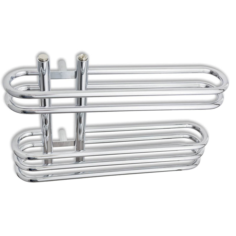 Salina 600 x 400 Designer Heated Chrome Towel Radiator