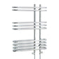 Towel Rail Only Salina 600 x 800 Designer Heated Chrome Towel Radiator