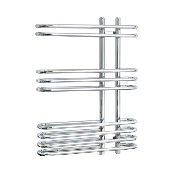 Salina Designer Pre-Filled Electric Chrome Towel Radiator