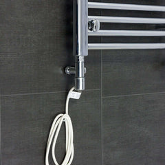 Single Heat Dual Fuel Kit with Corner Valve For Towel Rail