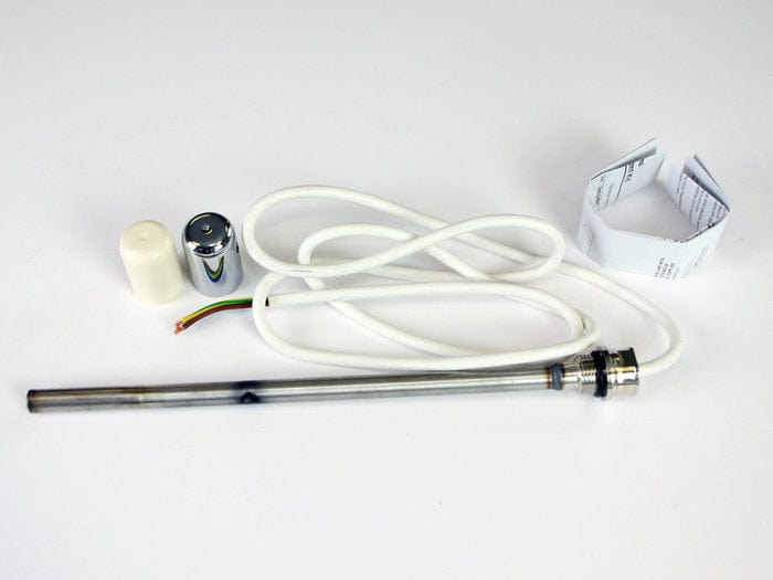Single Heat Dual Fuel Kit with Corner Valve For Towel Rail