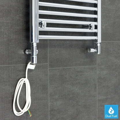 Single Heat Dual Fuel Kit with Corner Valve For Towel Rail