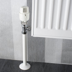 Talon Snappit Towel Rail Radiator Pipe Covers Collars Black, White, Chrome, Anthracite