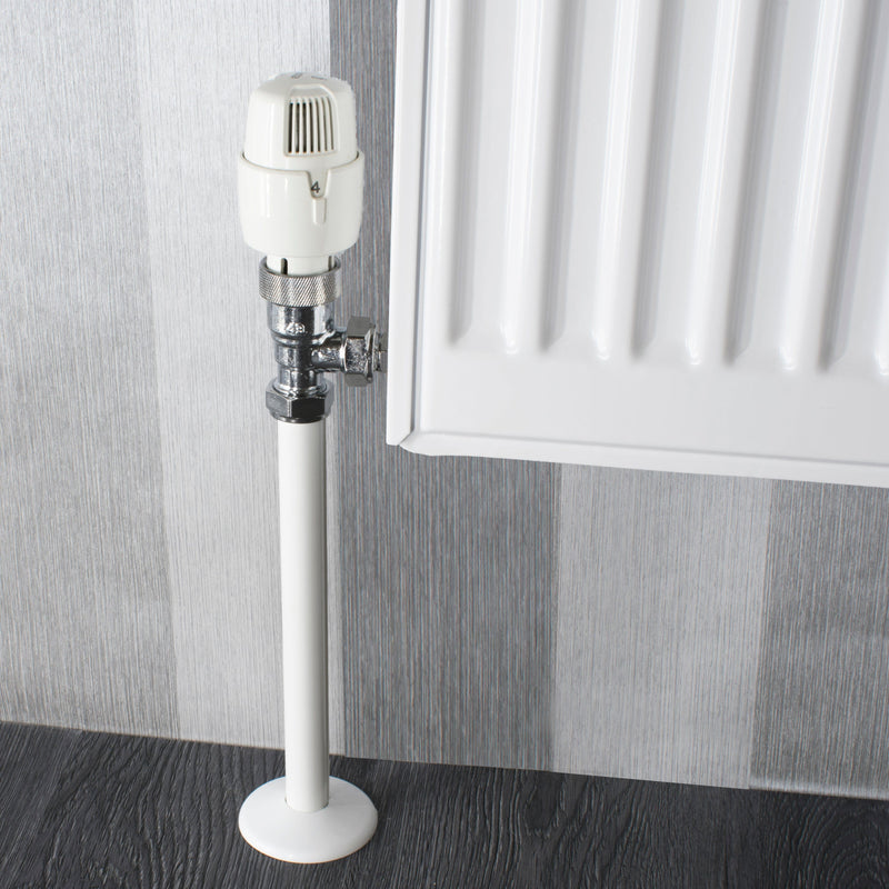 Talon Snappit Towel Rail Radiator Pipe Covers Collars Black, White, Chrome, Anthracite