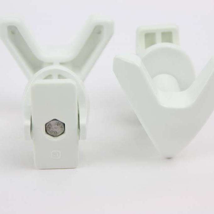 Chrome V Shape Peg Extra Hanger Hooks For Heated Towel Rail Radiators White / Chrome
