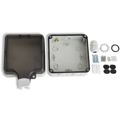 Waterproof Case and Fused Spur & Wifi Timer Combination Wall Controller
