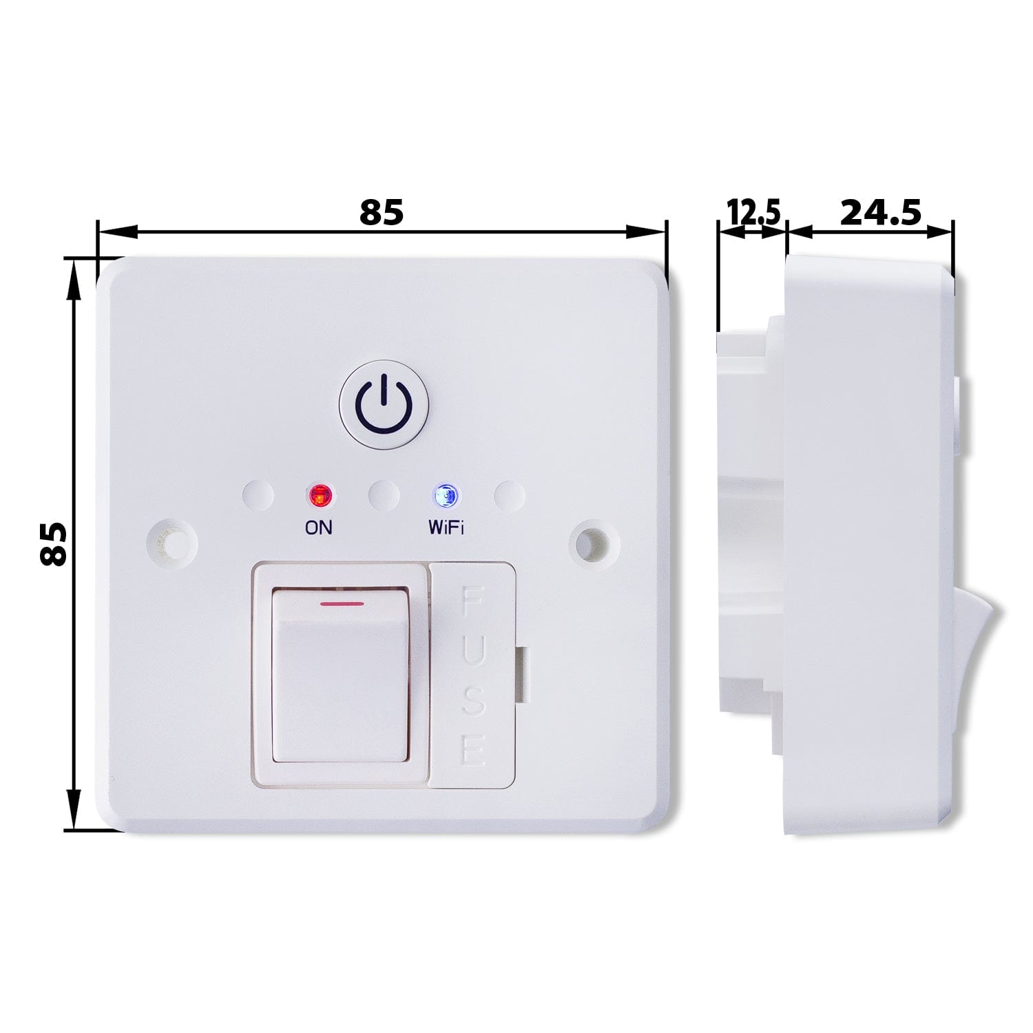 Wifi Timer Fused Spur Wall Controller For Electric Towel Rail