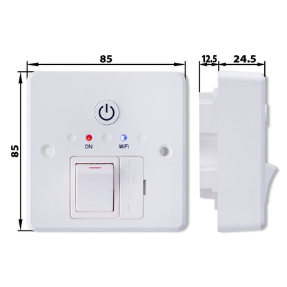 Wifi Timer Fused Spur Wall Controller For Electric Towel Rail